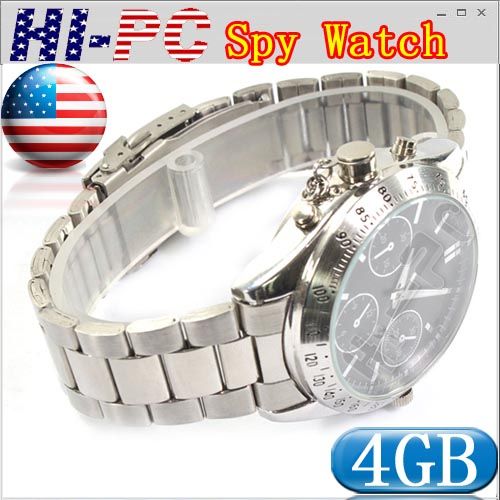 4GB SPY HD Watch Camera For Buisness Sport DVR DV Pinhole Hidden 