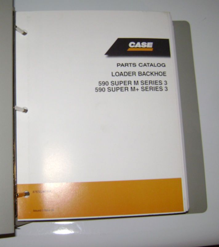 Case 590 Super M & M+ Series 3 Backhoe Parts Catalog  