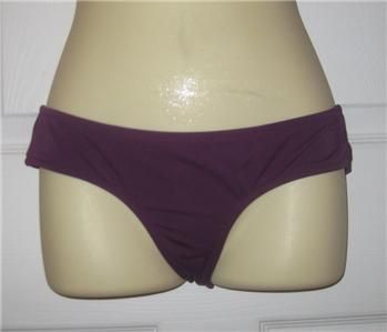 VICTORIAS SECRET RUCHED CHEEKY BIKINI BOTTOM M NEW  