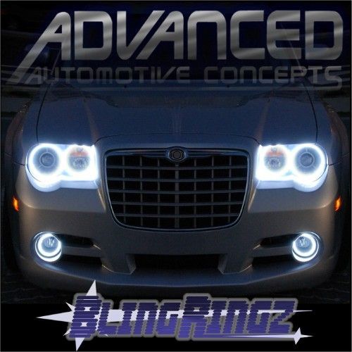 Chrysler 300C LED Rings Headlights HALO KIT Demon Eyes  