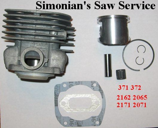 Jonsered 2165 2171 2163 CYLINDER KIT Husqvarna 362 371 372 365 50mm 