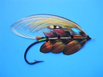   MONAL DRAGON creative salmon fly by PAUL SCHMOOKLER tying fishing