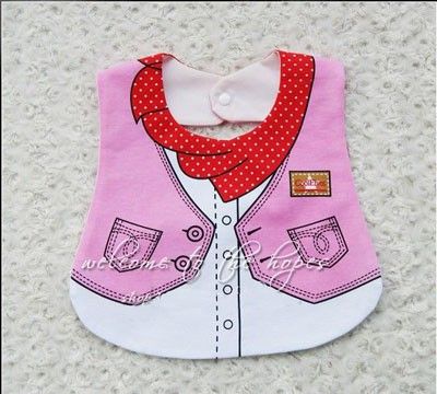  Cute Lovely Feeding Baby Toddle Jean Cowboy Bibs Wedding Party Boy 