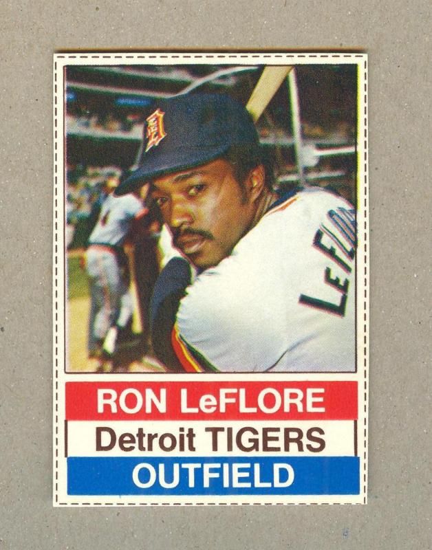 1976 HOSTESS RON LeFLORE #69 * Detroit Tigers  