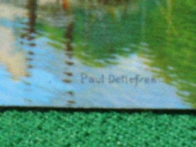 PAUL DETLEFSEN IRON HORSE & OLD RIVER DAYS PLAYING CARD  