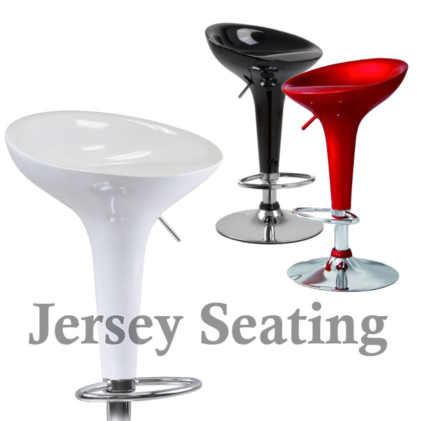 New ABS Air Lift Swivel Restaurant Kitchen Adjustable Bar Stool 