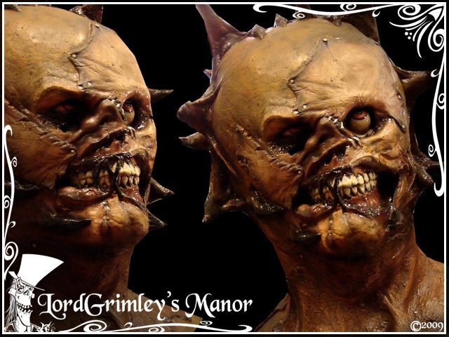 Deluxe Flesh Ripper Demon Halloween Mask Prop Jeepers  