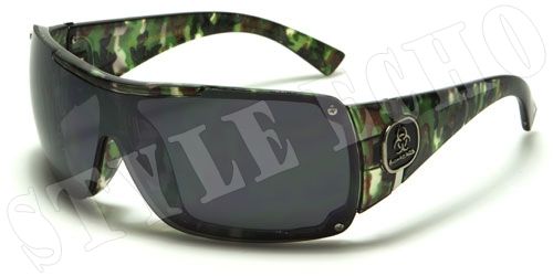   Mens Sunglasses Military Pattern Camouflage Outdoor Shades  