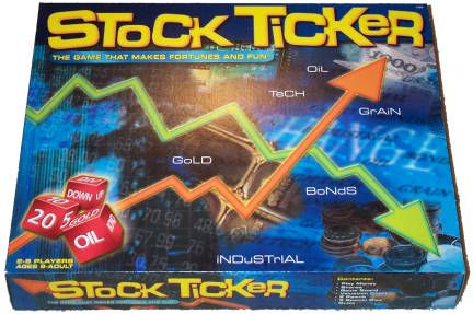 Play Money Shares Game Board Valuation Chart 6 Pawns 3 Special 