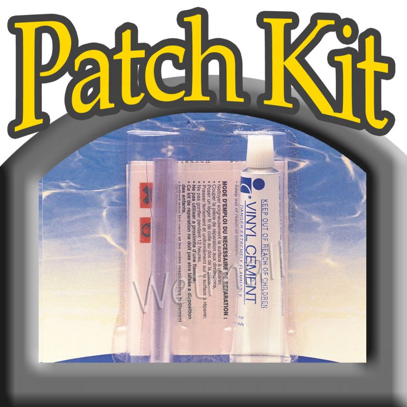 Intex 59632EP Pool Airbed Repair Patch Vinyl Glue Kit  