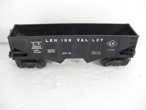 LIONEL #6456 48 55 LEHIGH VALLEY BLACK COALCAR  