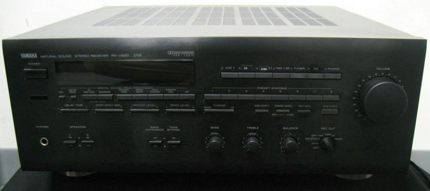 Yamaha Receiver RX V850 (See Description Below)  