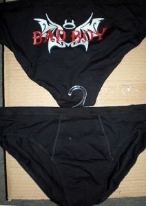 NEW TEZENIS BAD BOYS MENS UNDERWEAR BRIEF BLACK LOGO WITH BAT. S, M 