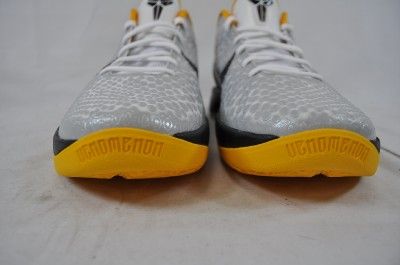 NIKE ZOOM KOBE VI ZK6 429659 103 WHITE BLACK DEL SOL NEUTRAL GREY 