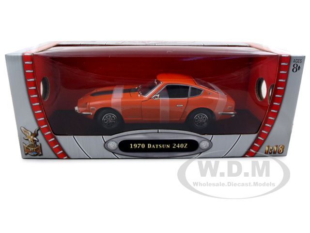 1970 DATSUN 240Z ORANGE 118 DIECAST MODEL CAR  