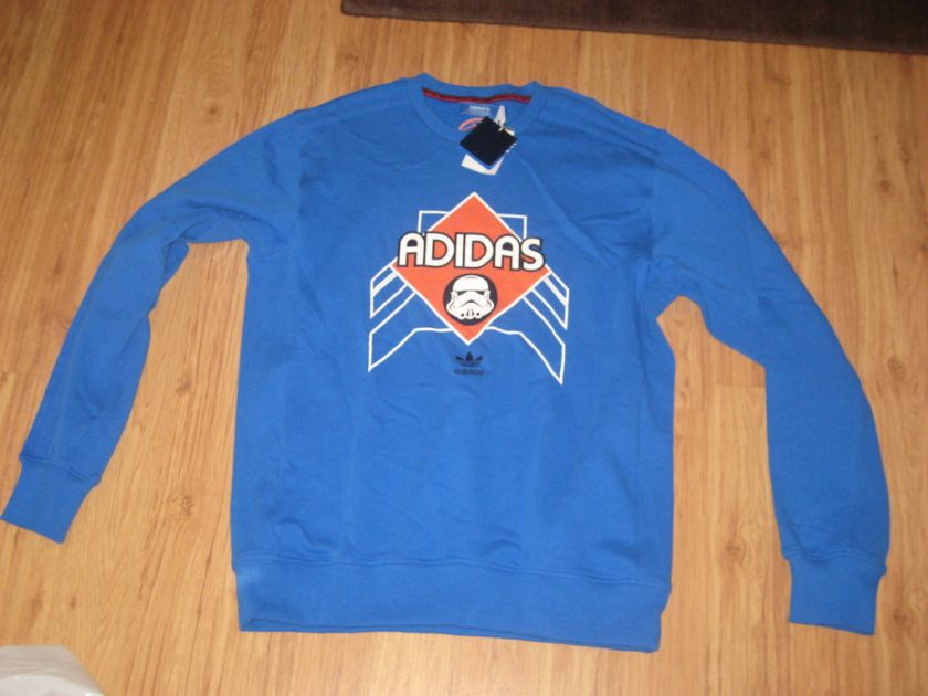 ADIDAS NWT STAR WARS STORMTROOPER SWEATSHIRT XL  