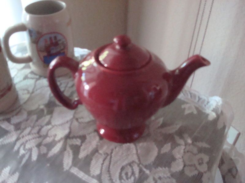 Hall Teapot McCormick Maroon  