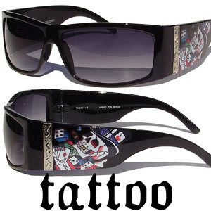 New Mens Sports Sunglasses Designer Eyewear Skull Poker  