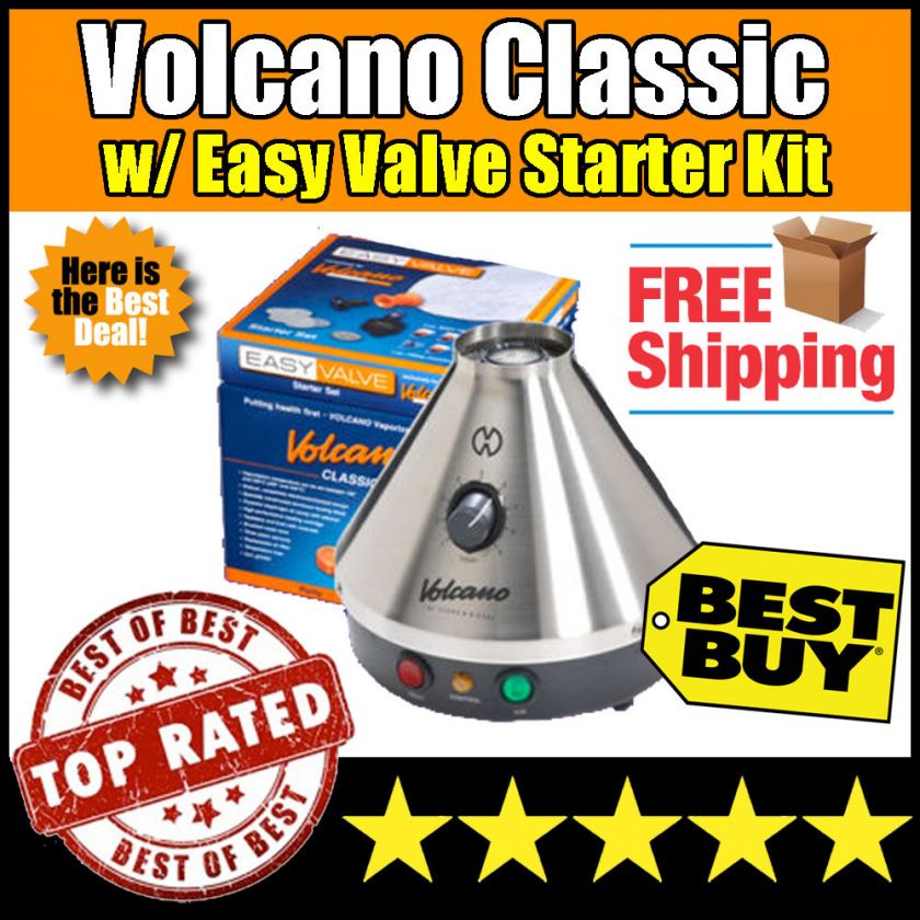 Brand New Volcano Classic Vaporizer w/ Easy Valve Starter Set System 