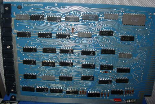 VINTAGE TELEPHONE CIRCUIT BOARD 02 OLD TTL EARLY 1970  