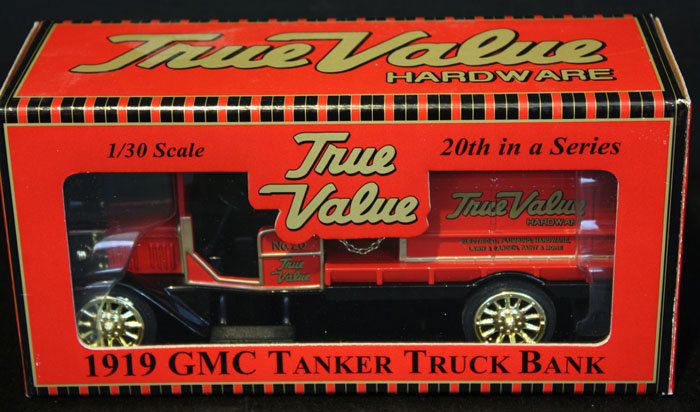 NIB True Value Hardware 1919 GMC Tanker Truck Bank  