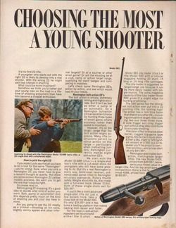 1969 REMINGTON MODEL 581 NYLON 66 MB 572 552 BDL AD  