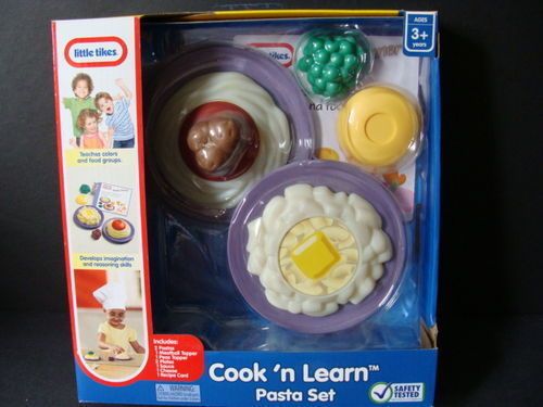 LITTLE TIKES Cook n Learn Play Food Pasta Dish Set NEW  