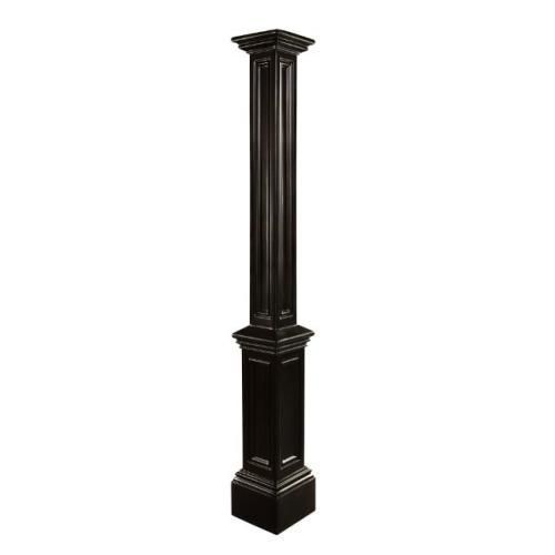 New Mayne Signature 72 Outdoor Lamp Post   Black  