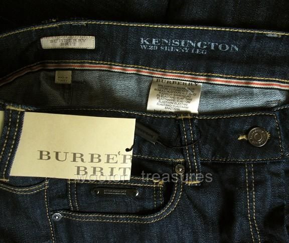 Burberry Brit Kensington Skinny Leg Jeans 29 8 #2277  