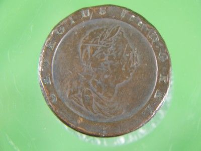 BRITISH 1797 CARTWHEEL TWOPENCE GEORGE 3 TWO PENCE COIN  