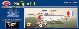 GUI203 French Nieuport 11 Balsa Model Airplane Guillows  