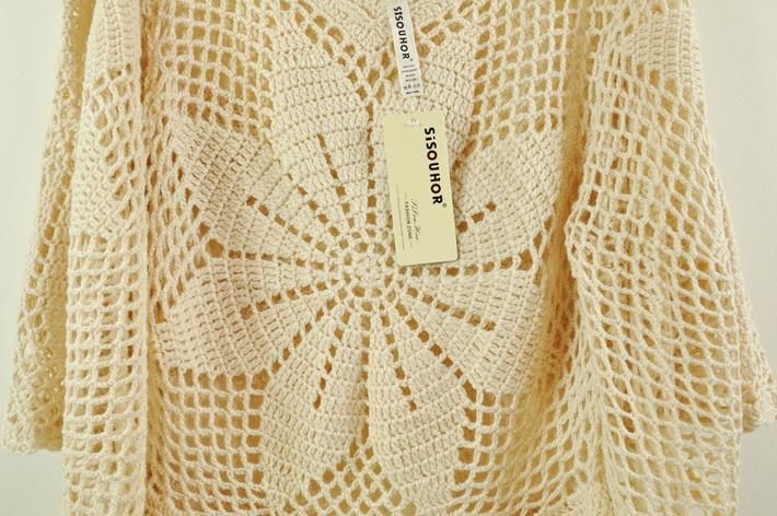New Womens Off Shoulder Hollow Knit Tops Lace Sweater  