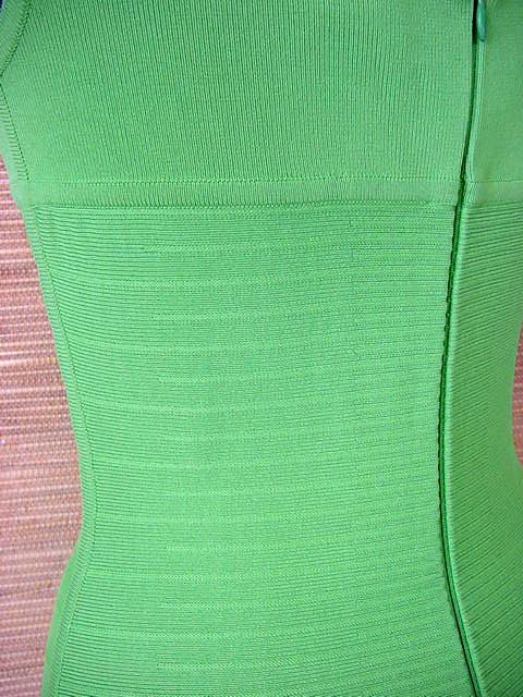 HERVE LEGER fresh green Dress M mint DO PEEK  