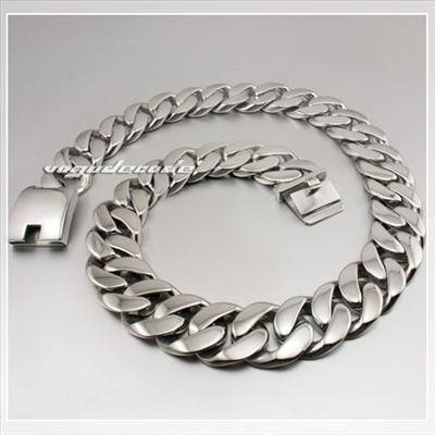 Huge & Heavy 316L Stainless Steel Mens Necklace 5E001N  