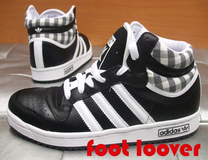 Scarpe Adidas Top Ten Hi K V24278 donna junior basket black