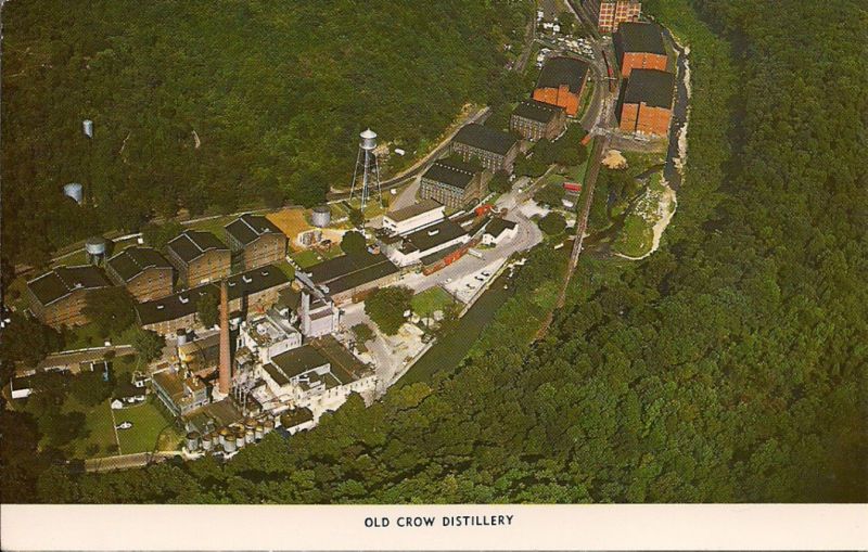 Old Crow Distillery, Frankfort, KY postcard  