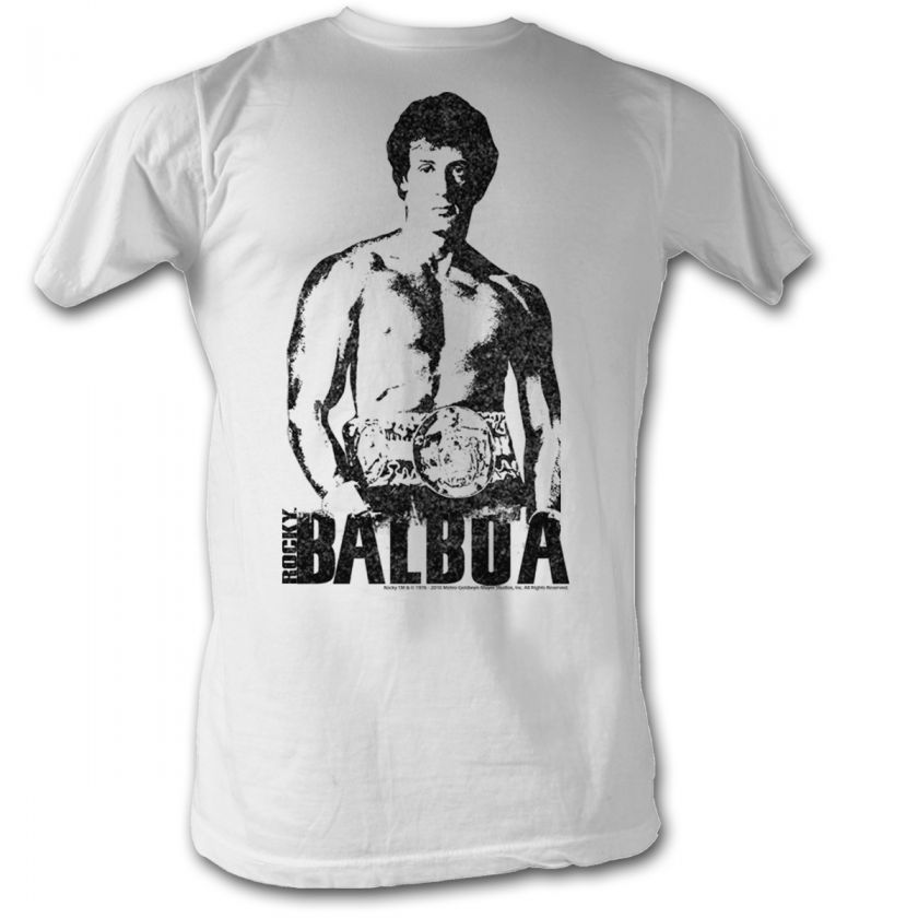 ROCKY BALBOA BELT ADULT TEE SHIRT S M L XL 2XL  