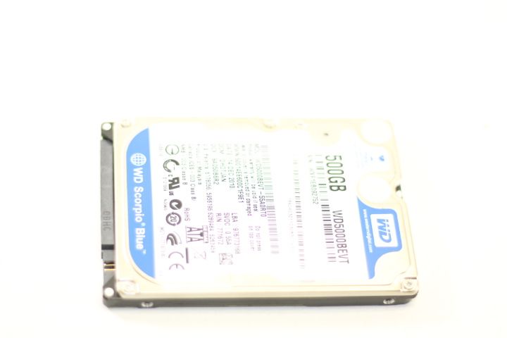 WESTERN DIGITAL WD5000BEVT 500GB SATA LAPTOP HARD DRIVE  