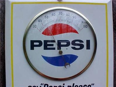 RARE VINTAGE PEPSI TIN METAL say Pepsi, please? ADVERTISING 