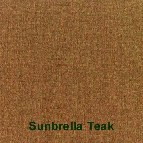 New 11 Rectangular Sunbrella Patio Umbrella   Teak  