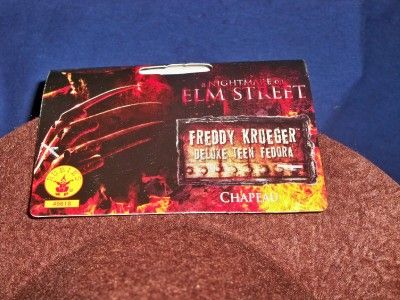 BOYS TEENS NIGHTMARE ELM STREET FREDDY KRUEGER DELUXE HAT 49818  