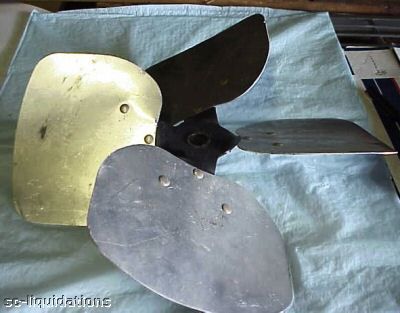 Fan Propeller Blades, Fins, sizes 4 1/2 & 6 3/4  