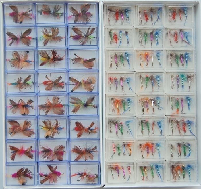 China Fish 2012 144pcs Fishing Gear Fly Fishing Flys Lures Free 