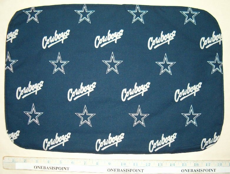 PLACEMAT MADE W DALLAS COWBOYS NFL FABRIC PLACE MAT  