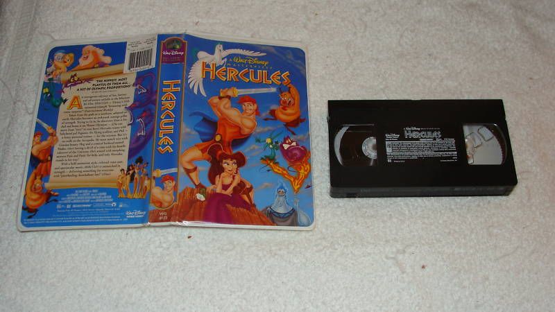 Walt Disney Masterpiece Hercules VHS Clam Shell Case  