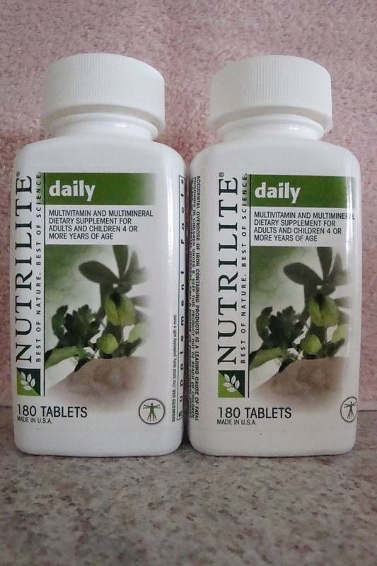 NUTRILITE DAILY MULTIVITAMINS 2 /180 Count Bottles  