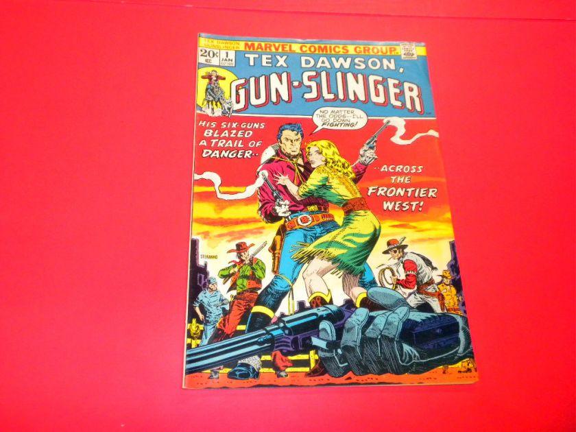 TEX DAWSON GUN SLINGER #1 Marvel Comics 1973 western  