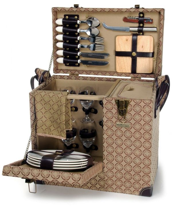 Picnic Basket Picnic & Beyond  Estate Enhanced Chest Luxury picnic 