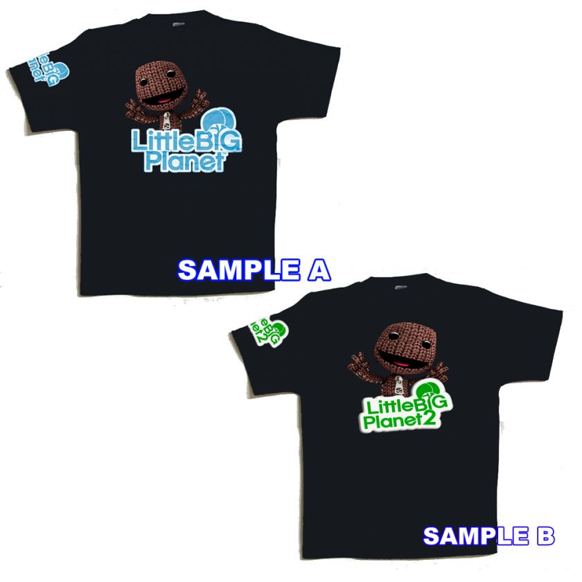 NEW HOT LITTLE BIG PLANET 2 PS3 XBOX VIDEOGAMES T SHIRT  