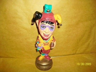 BOBBLEHEAD SUPER BOWL # 36 JESTER LIMITED EDITION FOOTBALL NEW ORLEANS 